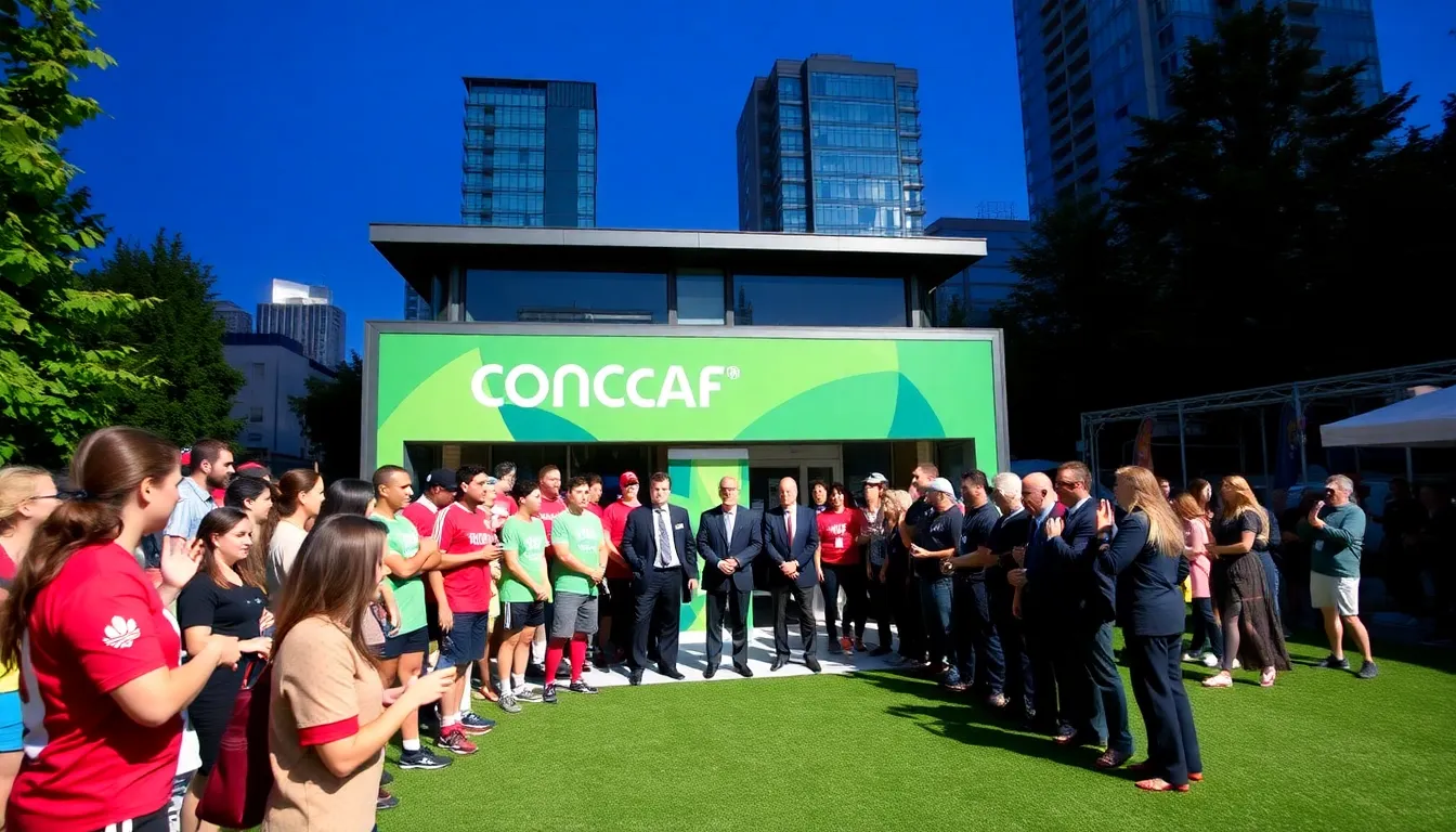 A diverse group of soccer stakeholders gathers in Vancouver to discuss preparations for the upcoming Concacaf House event, highlighting the collaborative spirit ahead of the 2026 FIFA World Cup.