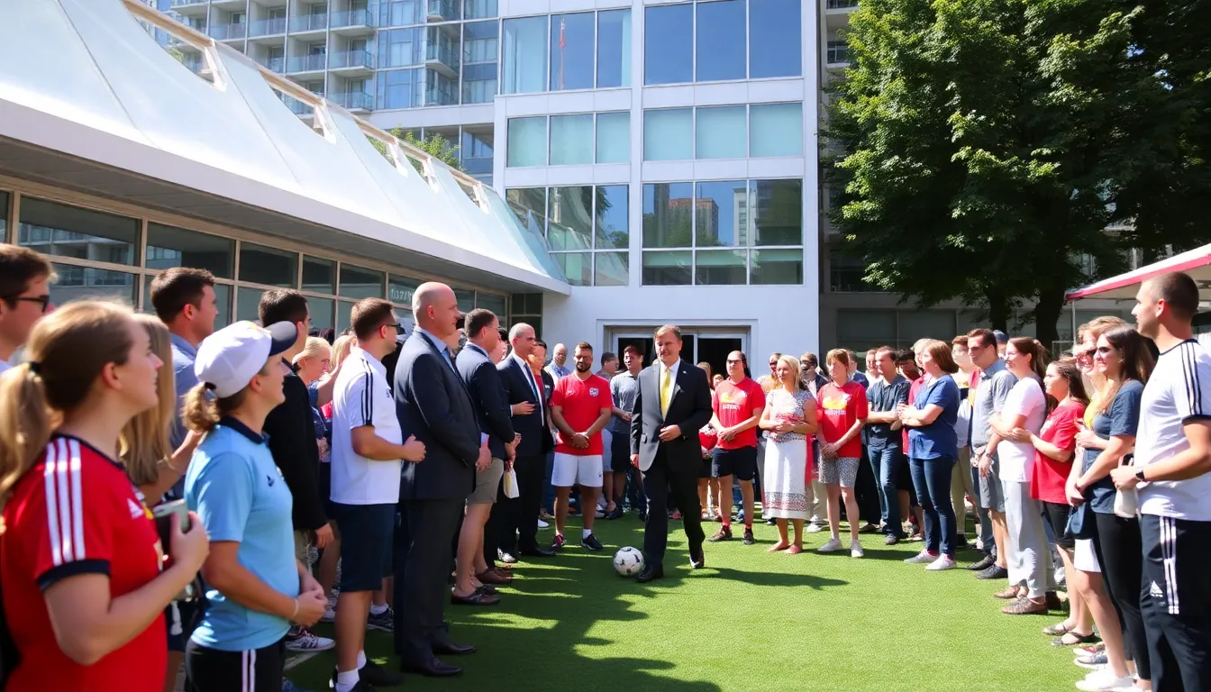 The construction of Concacaf House symbolizing a strategic move to enhance Vancouver's role in the global soccer landscape as the 2026 World Cup approaches