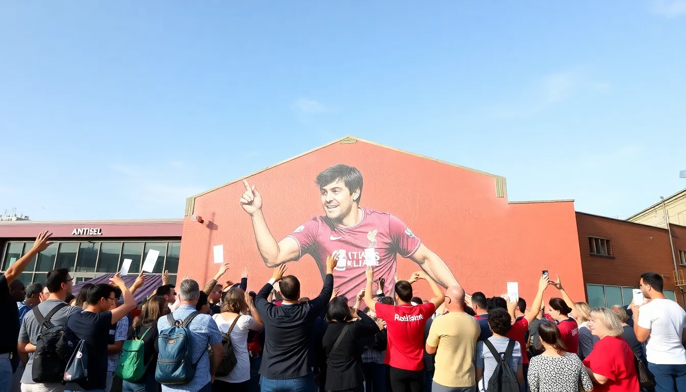 The mural serves as a focal point for community interactions, with fans and visitors flocking to the area, boosting local businesses and sparking conversations about football culture and identity