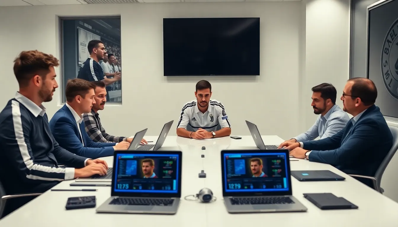 Juventus officials arrive at a Madrid hotel to discuss a surprise transfer proposal for Álvaro Morata from Atlético Madrid.