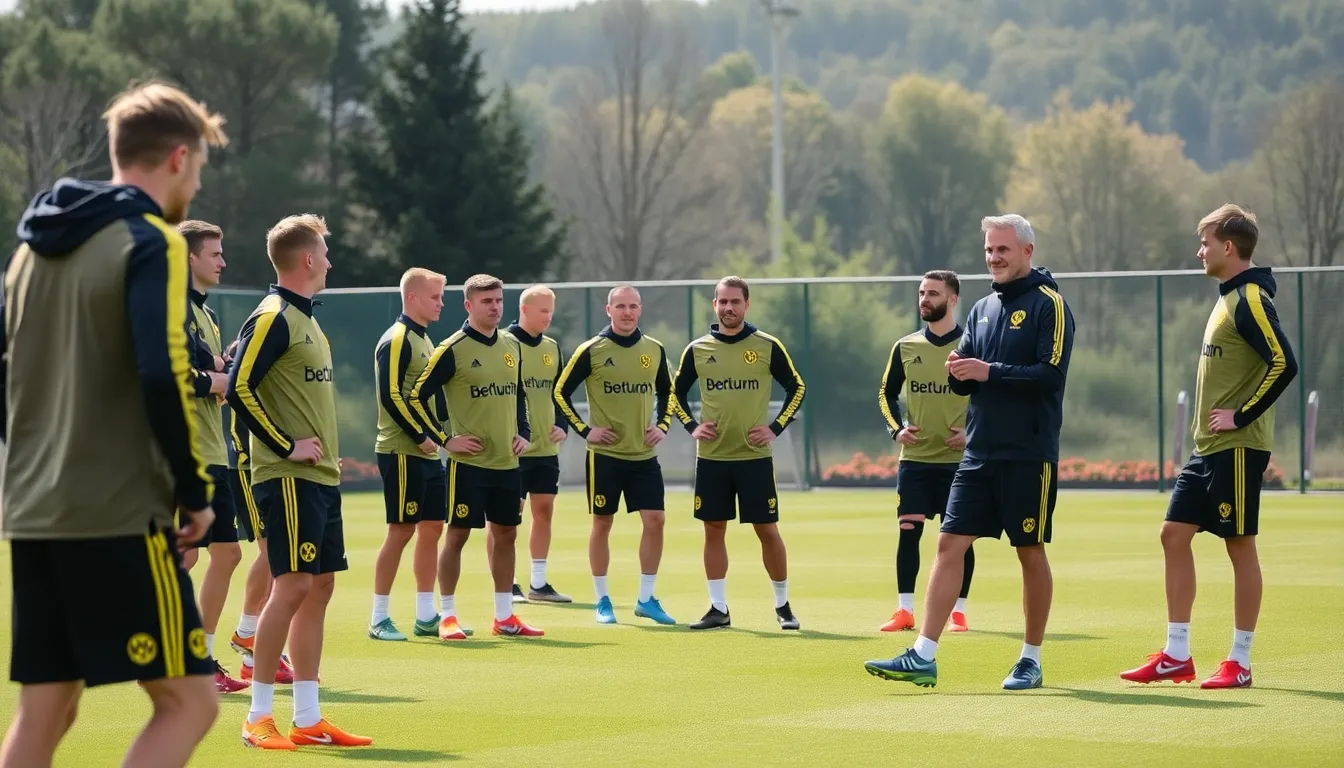 Young players engaging in a training drill, reflecting the emphasis on youth development inspired by German coaching methods