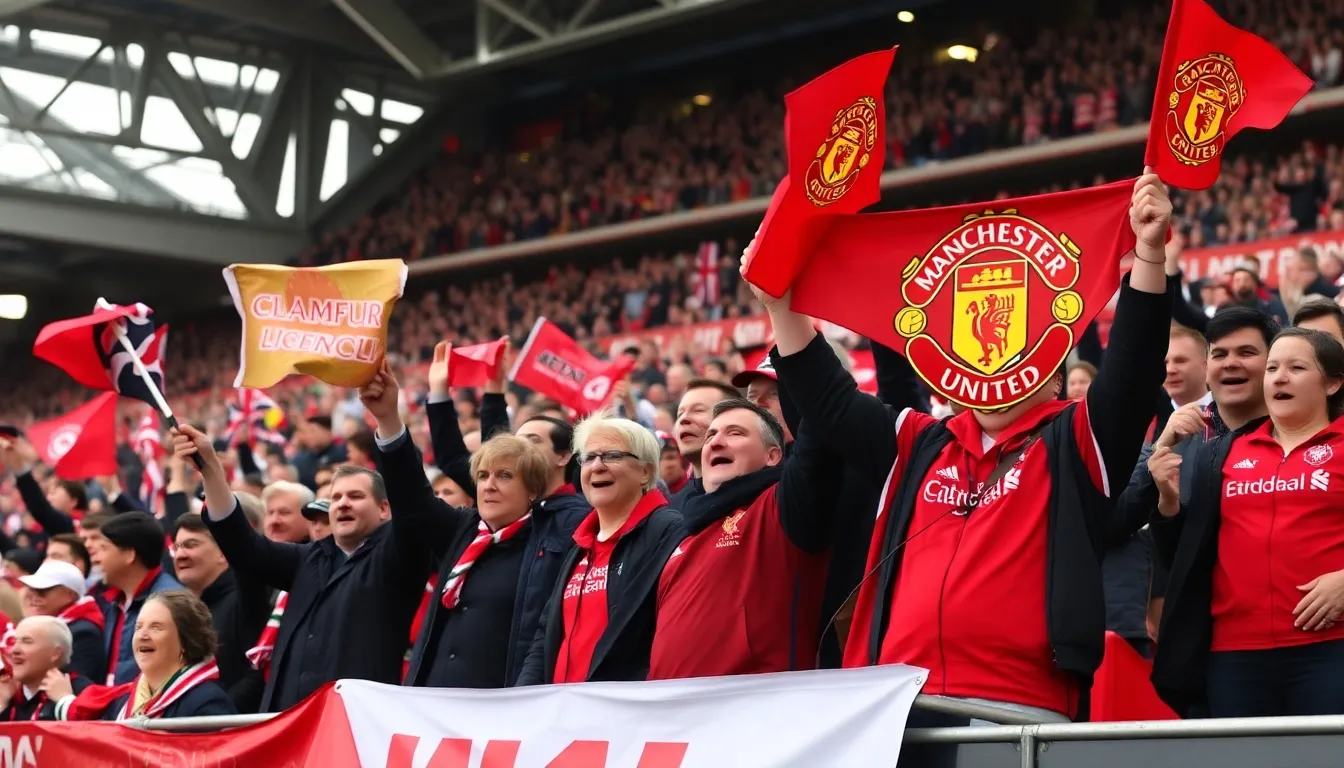 Liverpool supporters celebrate the team's recent successes, highlighting their hopes for the upcoming season
