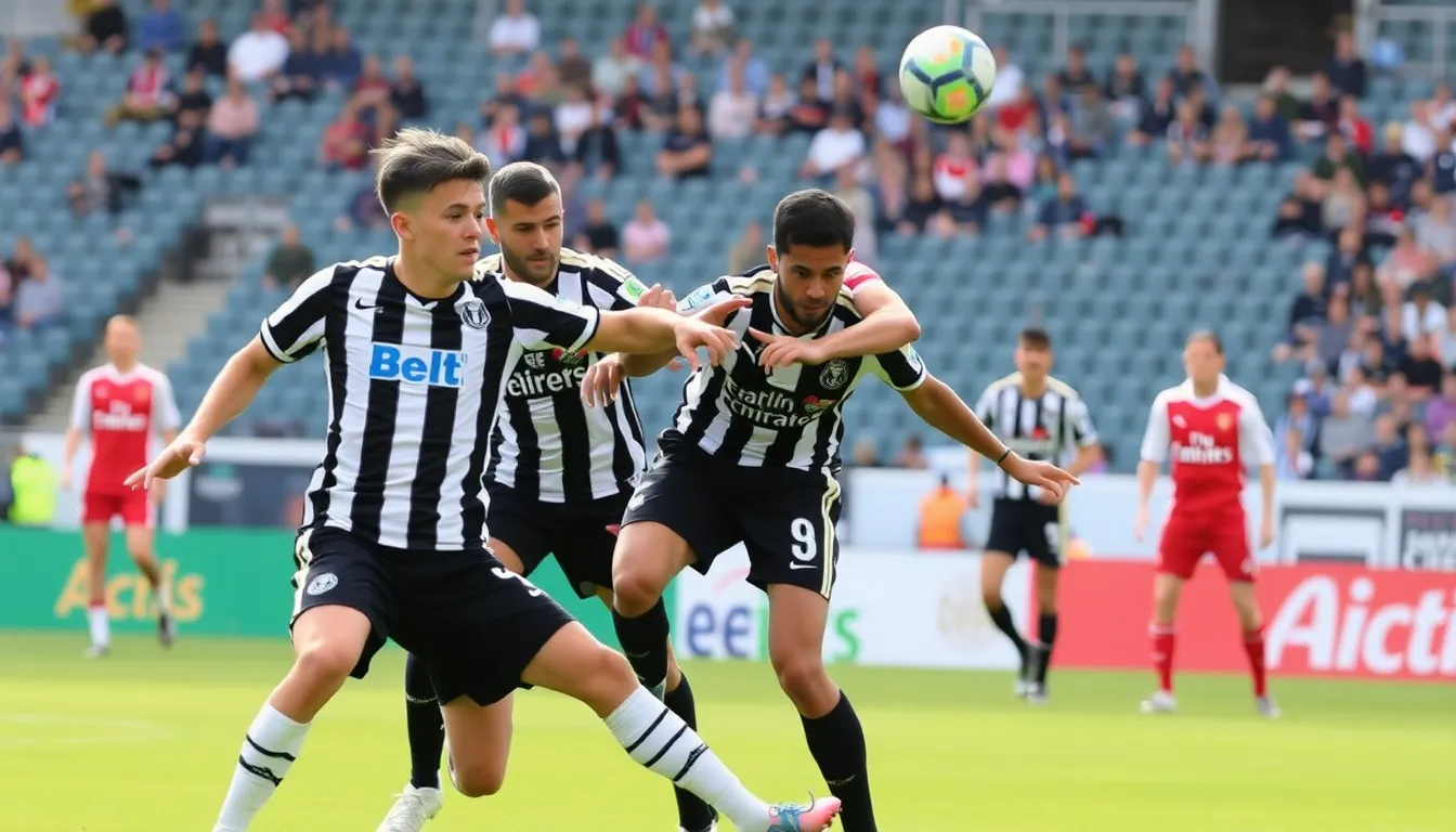 Fans in the stands display their unwavering support for Newcastle, showcasing their hope and optimism despite the recent defeat