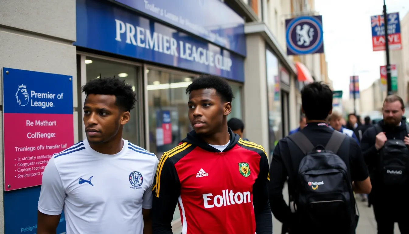 Several Premier League players, including Marcus Rashford and Ilkay Gündogan, are seen discussing their futures as they approach the end of their contracts this summer, creating a buzz in the football community about potential transfers.