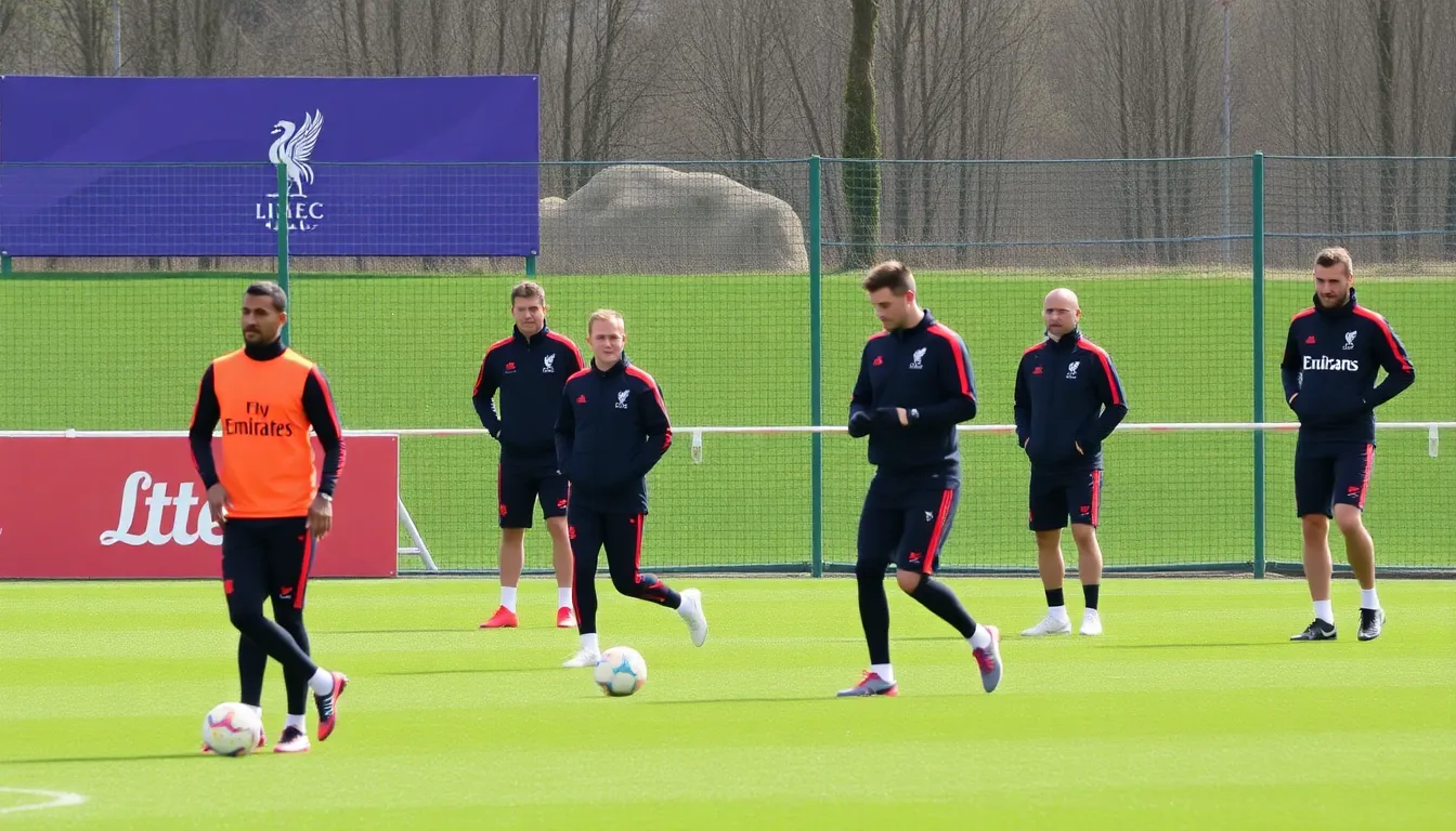 Arsenal players celebrate a goal during their intense match against Manchester United, highlighting the fierce competition for Champions League qualification.