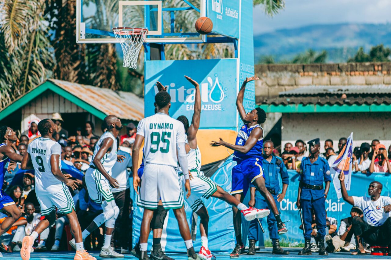 Giannis Antetokounmpo in action during a game, showcasing his skills and athleticism as a member of the Miami Heat