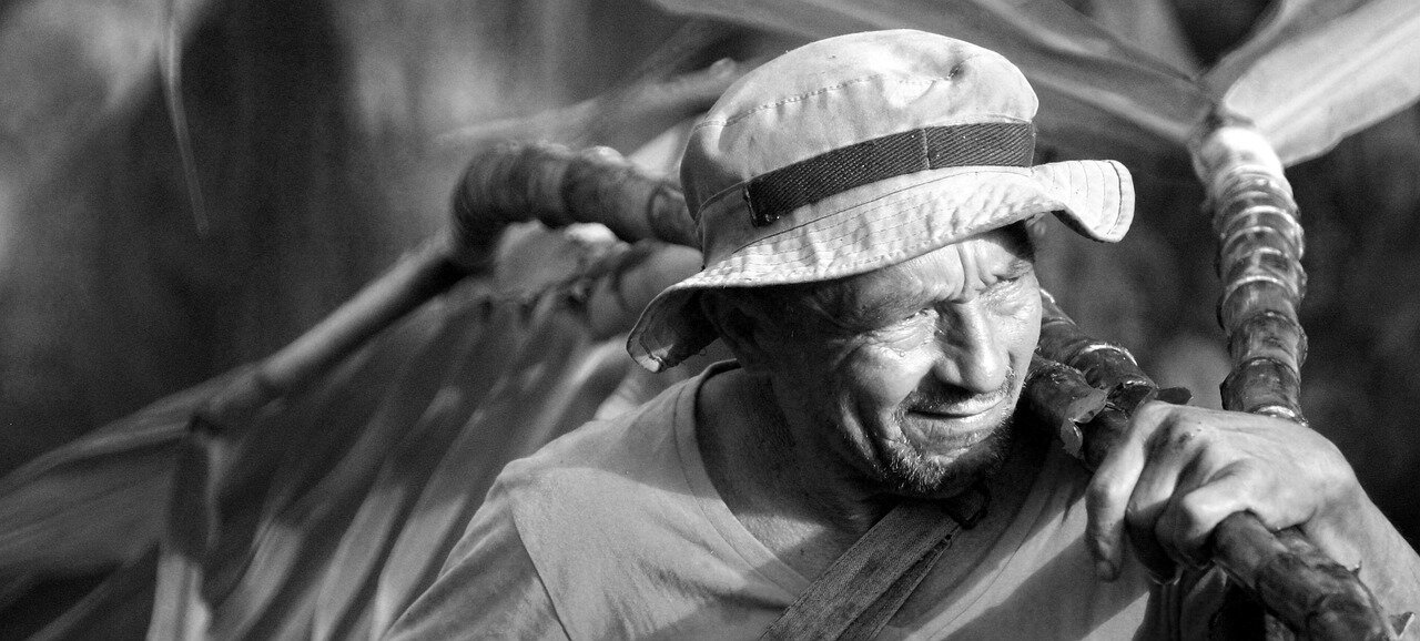 경기 중 전술 회의를 위해 모인 콜롬비아 감독과 코칭 스태프의 모습